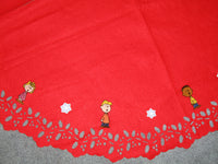 Peanuts Felt Christmas Tree Skirt (Handmade) - snoopn4pnuts.com