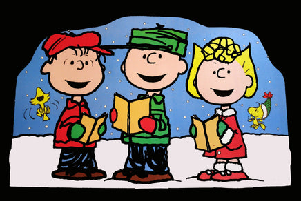 Peanuts Giant Christmas Wall Decor - 3 Feet Wide! (Used) - snoopn4pnuts.com