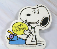 Laminated Peanuts Easter Wall Decor - Happy Easter!