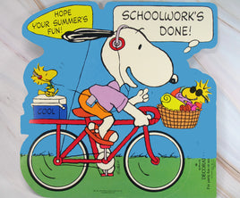 Snoopy Wall Decor - School Work's Done! - snoopn4pnuts.com
