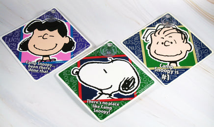 Camp Snoopy Plastic Window Decor With Suction Cup Hanger - Linus - snoopn4pnuts.com