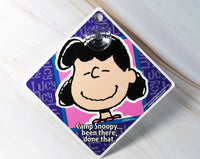 Camp Snoopy Plastic Window Decor With Suction Cup Hanger - Lucy - snoopn4pnuts.com