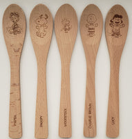 Peanuts Engraved Wooden Spoon (Sold Separately) - snoopn4pnuts.com