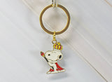 King Snoopy Gold-Tone Key Chain