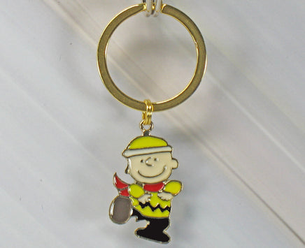 Charlie Brown Gold - Tone Key Chain - snoopn4pnuts.com