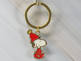 Snoopy Party Hat Gold - Tone Key Chain - snoopn4pnuts.com