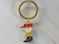Charlie Brown Gold-Tone Key Chain