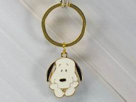Snoopy Smiling Gold - Tone Key Chain - snoopn4pnuts.com