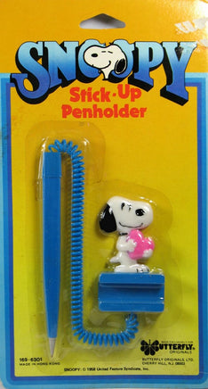 Snoopy Stick-Up Penholder With Pen