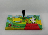 Snoopy and Charlie Brown Metal Pencil Box With Removable Tray