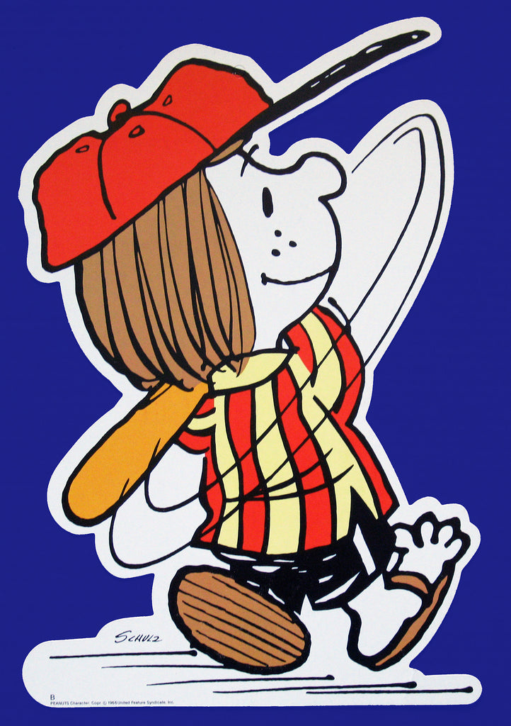 Peanuts Double-Sided Wall Decor - Peppermint Patty Playing Ball
