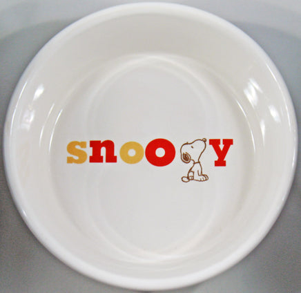 Snoopy Ceramic Pet Bowl - Snoopy Name - snoopn4pnuts.com