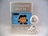 Lucy's Psych Booth Solid Pewter Engraved Picture Frame