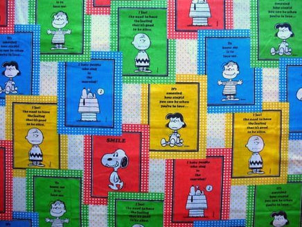 Vintage Peanuts Gang Banners Fitted Sheet - snoopn4pnuts.com
