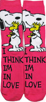 Peanuts Imported Crew - Length Socks - snoopn4pnuts.com