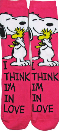 Peanuts Imported Crew - Length Socks - snoopn4pnuts.com