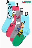Peanuts Imported Crew - Length Socks - snoopn4pnuts.com