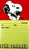 Snoopy Desk Topper Message Pad
