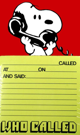 Snoopy Desk Topper Message Pad