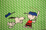Vintage Peanuts Gang Pillow Case - Baseball