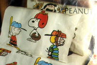 Vintage Peanuts Gang Pillow Case - Let's Play Ball
