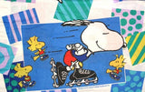 Vintage Snoopy Pillow Case - Rollerblading