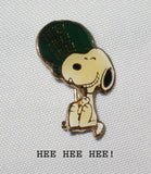 Snoopy Quote Pin - HEE! HEE! HEE!