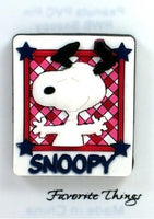 Snoopy Patriotic PVC Pin