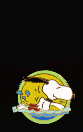 Snoopy Swimmer Cloisonne Pin