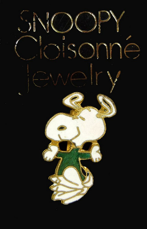 Happy Snoopy Cloisonne Pin