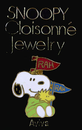 Snoopy And Woodstock Fans Cloisonne Pin