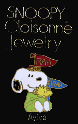 Snoopy And Woodstock Fans Cloisonne Pin
