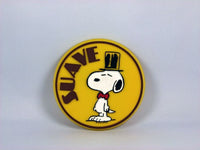 MOLDED PINBACK BUTTON: SUAVE