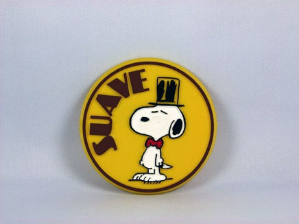 Molded Pinback Button: Suave