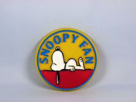 Molded Pinback Button: Snoopy Fan