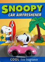 Snoopy Joe Cool 3-D Car Air Freshener - Pink