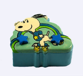 Snoopy Skater Pin And Earings Set