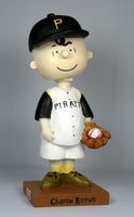 2003 Limited-Edition Charlie Brown Pittsburgh Pirates Bobblehead With Game Ticket! - RARE!