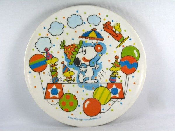 Snoopy Vintage Melamine Circus Plate (7")