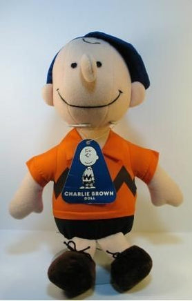 Charlie Brown Plush Doll With Metal Stand