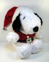 Hallmark Snoopy Santa Chamois Plush Doll