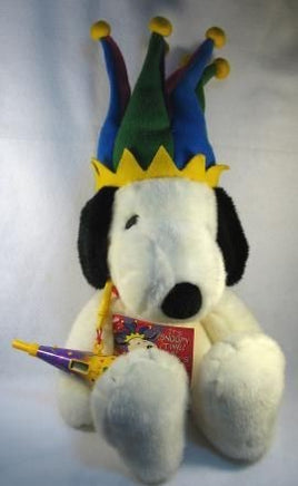 Macy's Snoopy Jester Musical And Lighted Large Plush Doll With Blow Horn (Horn May No Longer Work Du