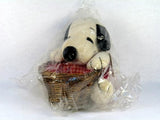 Snoopy Basket Plush Doll