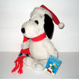 Snoopy Santa Wearing Scarf