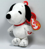 Snoopy Ty Plush Key Chain With Carabiner Clip