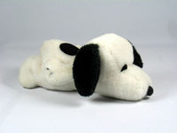 Sleeping Snoopy Vintage Plush Bean Bag Doll By Butterfly Originals