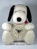 Plush Snoopy Doll With Quartz Clock