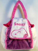 Snoopy Pink Plush Purse