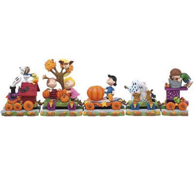 Danbury Mint Peanuts Halloween Pumpkin Patch Express Train - snoopn4pnuts.com