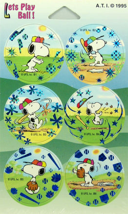 Peanuts Gang Pog Set - Baseball